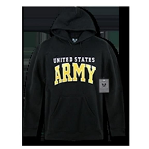 rapiddominance pullover us army hoodie, black, x-large