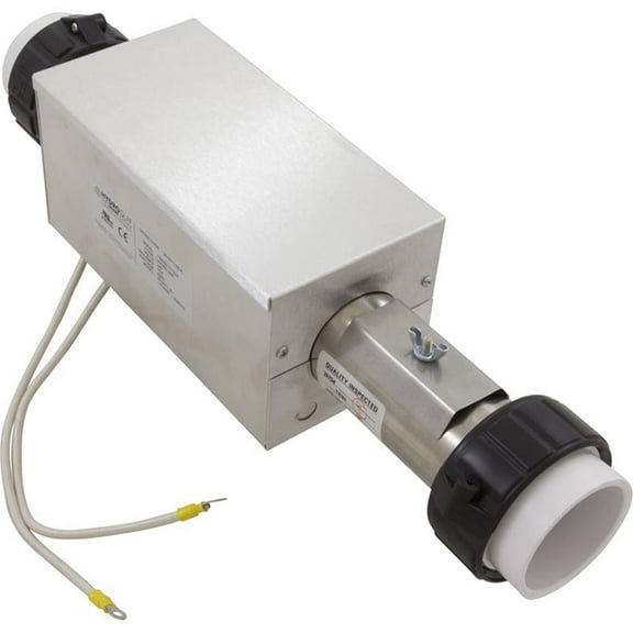 Heater, FloThru, CalSpa XL Repl, 15"x2", 230v, 4.0kW, w/Box, Gen