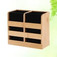 thumbnail image 6 of Eco-Friendly Bamboo Utensil Holder Divider Chopsticks Organizer for Kitchen Spatula Tongs Cutlery Fork Spoon(A Style), 6 of 8