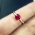 thumbnail image 5 of HeartsAndYou 1ct Natural Pink Ruby Engagement Ring Solitaire Women 100% 14k SOLID Yellow Gold, 5 of 8