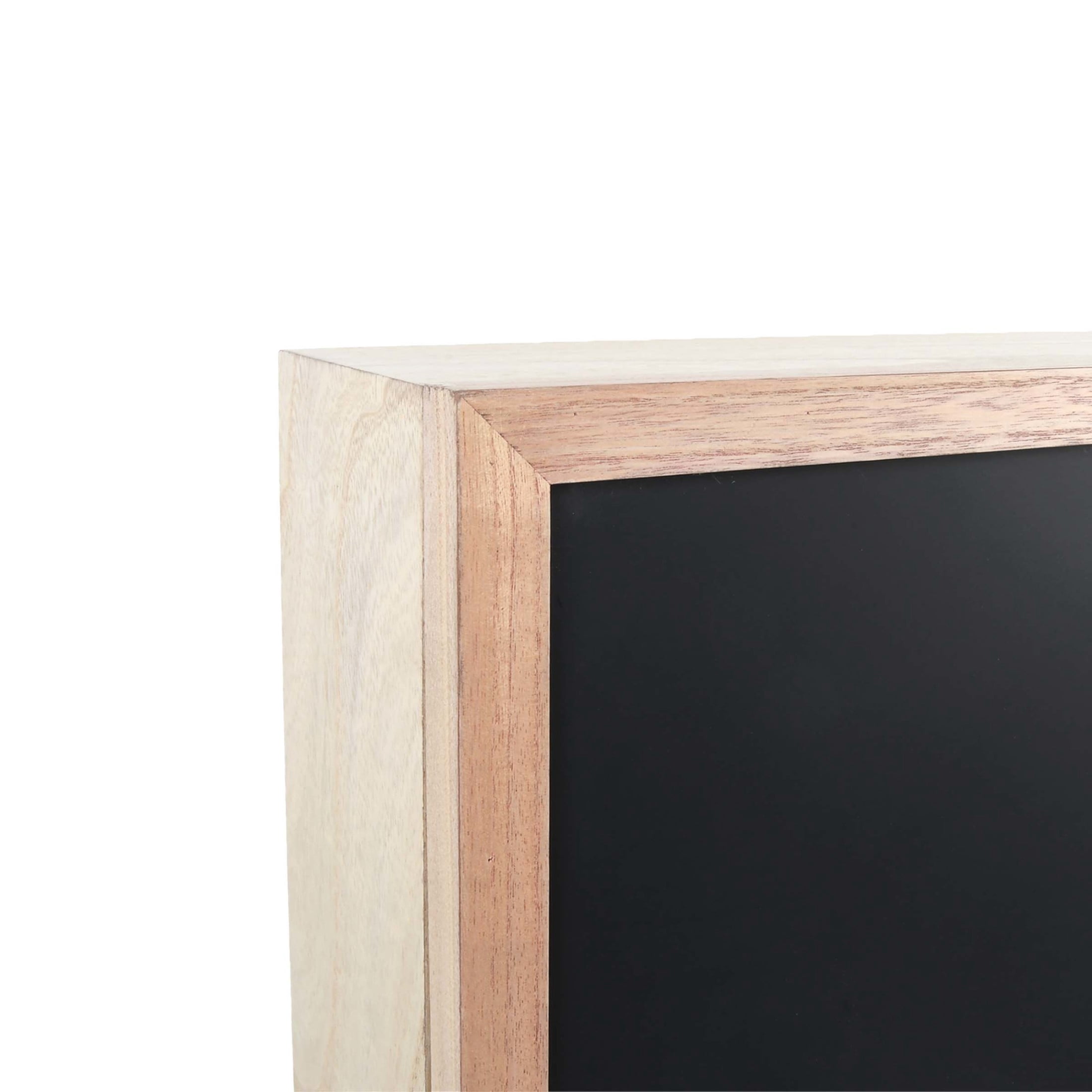 Prinz Wall-Mounted Natural 36' X 24' Folding Murphy Desk with Chalkboard