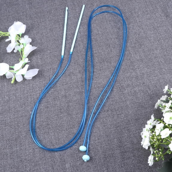 PAMINGONO 12Pcs Carpet Crochet Hooks Set Plastic Needles for Afghan Tunisian Crochet Projects