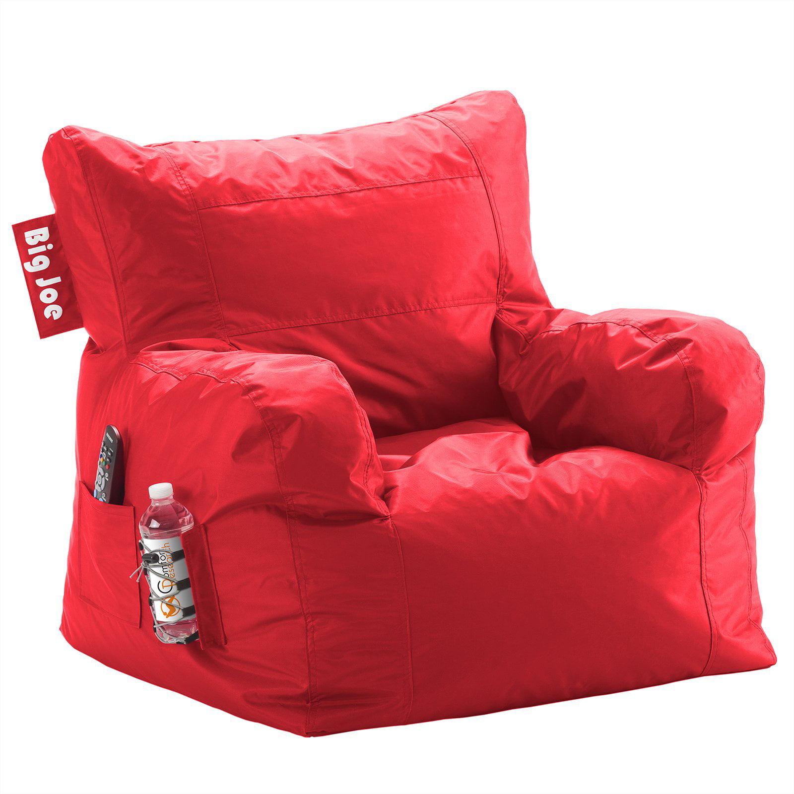 Big Joe Dorm Bean Bag Chair Two Tone Red