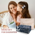 thumbnail image 2 of Gifts for Daughter from Mom, Daughter Gifts Blanket for Mothers Day, Idea Daughter Birthday Gifts, Daughter Gifts for Mothers Day, Graduation, Wedding, Christmas, 2 of 6