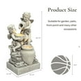 thumbnail image 2 of LuxenHome 30" Resin Angels Water Fountain Outdoor and Indoor, Waterfall Fountains for Garden, Backyard, 2 of 7
