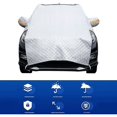 thumbnail image 4 of Cubierta de parabrisas de coche YUANXCMXG universal plegable antihielo nieve hielo, 4 of 5