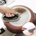 thumbnail image 1 of PVCS Emery Sponge Brush Eraser Scrub Handle Grip Sink Pot Bowl Kitchen Cleaning Tool for Kitchen, 1 of 6