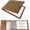 Brown, variant on 3 Rings Business Check Binder for End-Stub Deskbook Checks, Fit 3 & 9 Holes Check Faux Leather (11 1/4" x 9") (Royal Blue)