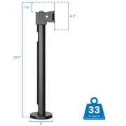 Mount-It! Height Adjustable Point of Sale (POS) Monitor Mount for Retail