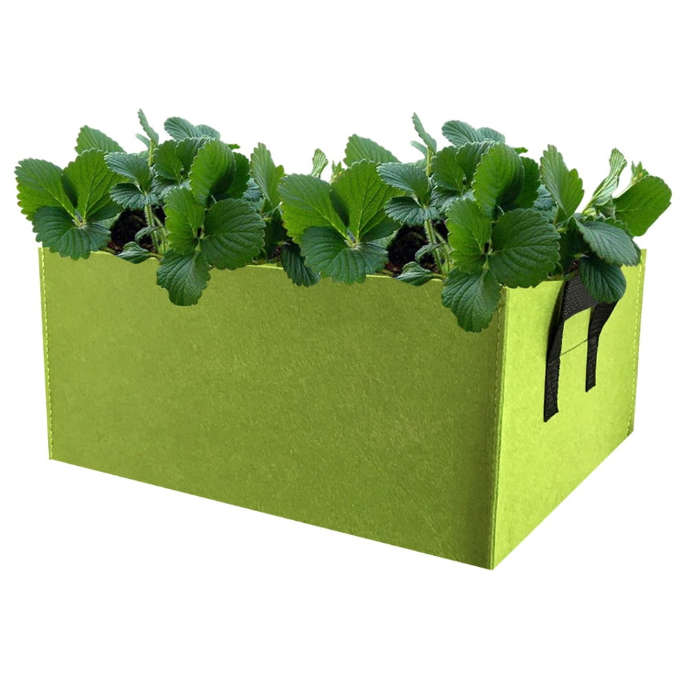 Square Garden Growing Bags Planter Bag Plant Tub Container Fabric Raised Garden Bed Planting