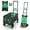 Green, variant on Ourlova 2-In-1 Folding Hand Truck Dolly with Folding Basket Collapsible Hand Truck Dolly with Retractable Handle and 4 Wheels 330Lb Capacity Portable Dolly Cart for Moving Shopping-Green