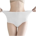 thumbnail image 6 of Fewfanhot 2PC Fashion Breathable Leak-Proof Solid Color Panties - Women's Mid-Rise Cotton Comfy Period Briefs for All Season EveryDay Wear, 6 of 9