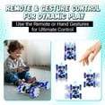thumbnail image 4 of Contixo SC10 Cobra Crawler Stunt Remote Control Cars with 4WD Off-Road Mode and LED Lights, Blue, 4 of 8