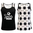 thumbnail image 5 of Drses Women's Tank Tops Women's Solid Round Neck Tank Top Soccer Mama Sleeveless Shirt Soccer Lovers T Shirt Causal Summer Workout Top Womens Summer Tops, 5 of 6