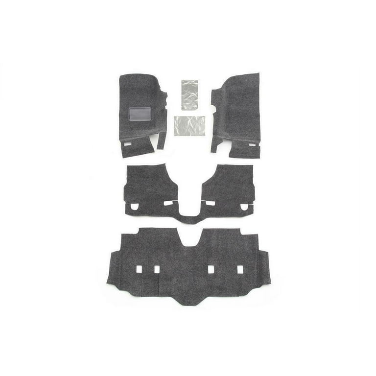 BedRug Jeep Floor Liner for 2007-18 Jeep JK Unlimited 4 Door 4 Pc Floor Kit BedRug Jeep Floor Liner for 2007-18 Jeep JK Unlimited 4 Door 4 Pc Floor Kit