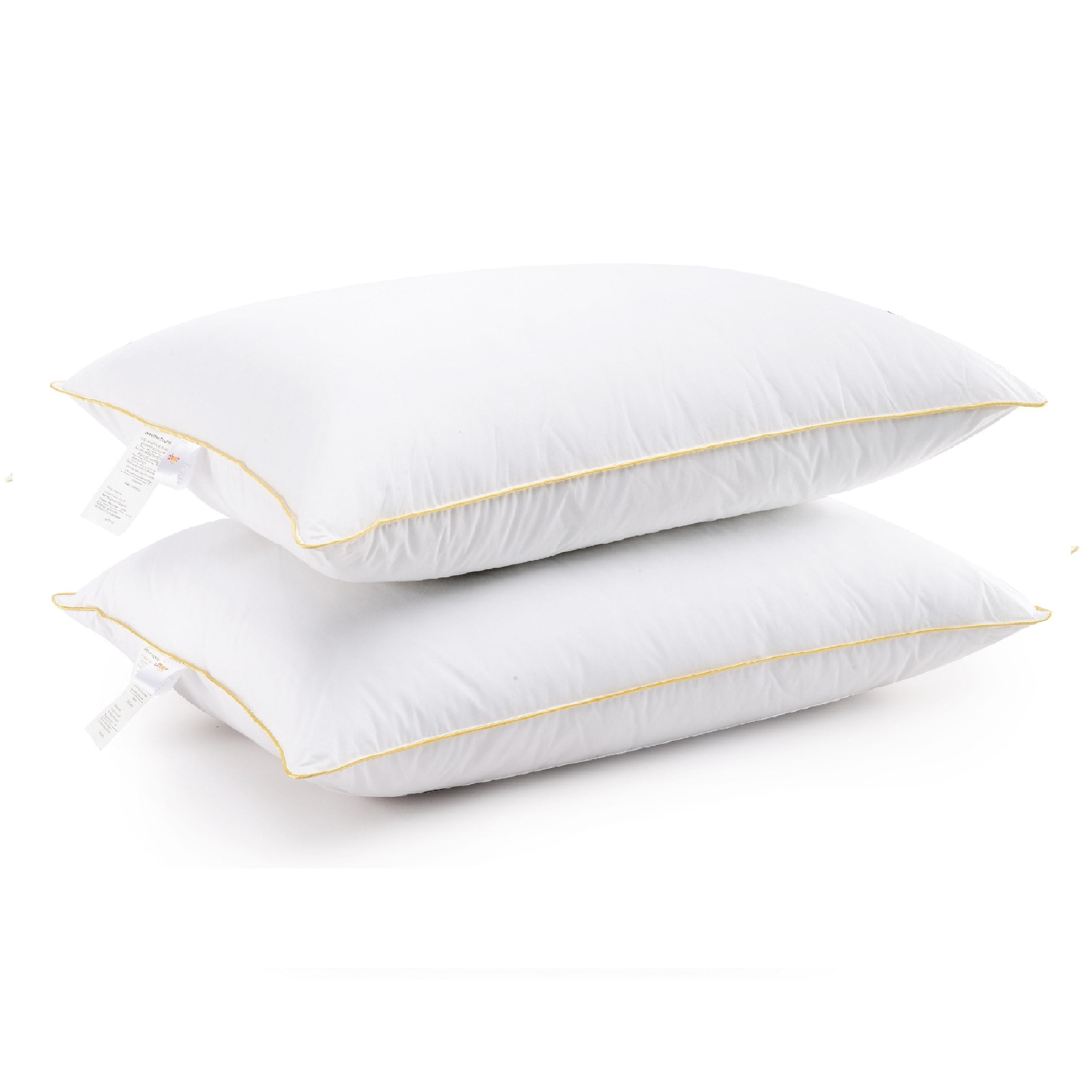 Set of 2 Cheer Collection Hypoallergenic Luxurious Gel Fiber Filled Pillow