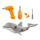 thumbnail image 2 of Estatuilla de animales 3D Tornillo Montado Vida Marina Animal Juguete Submarino Niños Juguete Delfín Magideal Estatuilla de animales, 2 of 7