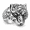 Silver, variant on Men's Leopard Head Ring, Stainless Steel Gothic Biker Statement Ring, Punk Rock Animal Design, US Sizes 7-13, Concert Party Style, Birthday Gift for Him