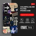 thumbnail image 3 of Funda para teléfono B-Beetlejuice 2, funda para S25, funda para teléfono IMD colorida, funda plateada adecuada para Amsung Galaxy S24 S23 S22 S21 S20 Plus U, 3 of 5