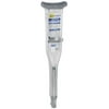 Sunmark Push-Button Adult Aluminum Crutches, CY194-9783, 4'6"-5'2", 1 Pair