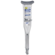 Sunmark Push-Button Adult Aluminum Crutches, CY194-9783, 4'6"-5'2", 1 Pair