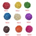 thumbnail image 4 of mmirethe 10Pcs/lot Artificial 3cm Straw Ball Birthday Party Wedding tion Rattan Yellow, 4 of 8