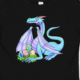 thumbnail image 4 of Inktastic Blue Easter Dragon with Painted Eggs Boys or Girls Baby T-Shirt, 4 of 5
