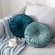 thumbnail image 4 of Cojines redondos para silla, cojines de suelo, cojín de meditación de terciopelo de color sólido, cojines de calabaza, cojines de asiento, cojín de asiento plisado para el hogar, sofá, cama, silla,, 4 of 7