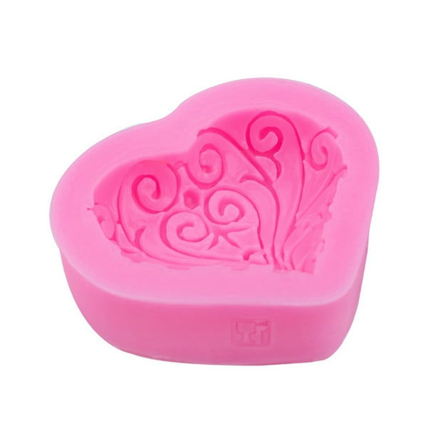 Billuyoard Corazón Fondant galleta galleta molde hogar lavable Sugarcraft Chocolate molde de silicona herramienta para hornear cocina Gadget accesorio Herramientas y accesorios para hornear Billuyoard HA081101-00