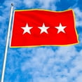 thumbnail image 2 of Cayyon Lieutenant General Flag 3x5Feet Military Banner with 2 Brass Grommets, 2 of 4