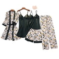 thumbnail image 1 of Set De Pijama Dama Sexi Ropa De Dormir Bata De Seda 5 Piezas Dara Baby  Vest069, 1 of 5