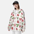thumbnail image 3 of Lsque Strawberry UPF 50+ Lightweight Sun Protection Men's Women's Long Sleeve Shirt, Hoodie Performance -Large, 3 of 9