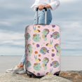 thumbnail image 3 of Lsque Fish Seahorse Printed Luggage Cover, Travel Luggage Protector,Scratch and Dirt Resistant, Fits 18-32 Inch Luggage - Large, 3 of 9