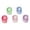 C, variant on - 5pc Multicolor A-Shape Acrylic Letter Beads, Transparent Acrylic Beads for DIY Jewelry, Bracelet, Necklace, Keychain Making, Art Crafts (A)