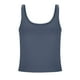 thumbnail image 3 of Camisas para mujer,Blusa informal sin mangas con cuello en U para mujer, de poliéster, con acolchado en el pecho, largo normal, para uso diario, sopatenor, 3 of 7