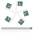 thumbnail image 3 of 100pcs Pakistan Flag Toothpicks Decorative Flag Cake Picks Nation Flags Cake Toppers, 3 of 3