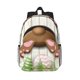 thumbnail image 1 of Easygdp Brown Bunny Mochila Ligera de 15 Pulgadas para Estudiantes, Mochila Cómoda para la Escuela y Viajes, Correas Ajustables, 1 of 6