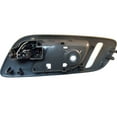 thumbnail image 2 of PT Auto Warehouse GM-2546MGFL3 - Inner Interior Inside Door Handle, Gray (Titanium) Housing with Chrome Lever - with Heated Seat Hole Only, Driver Side Front Fits select: 2007-2014 CHEVROLET TAHOE, 2 of 2