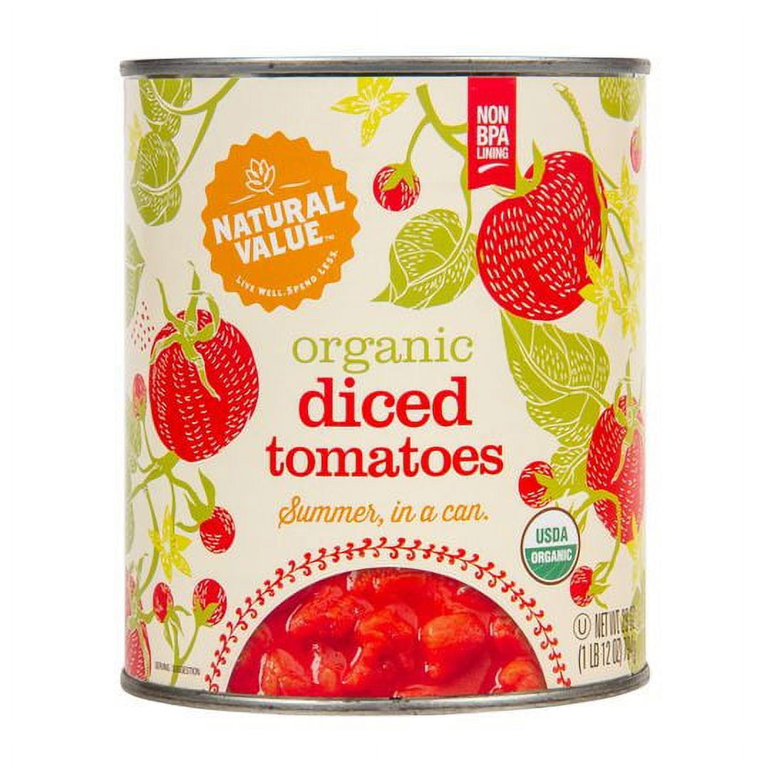 Natural Value Tomatoes, Diced, Organic-12 x 28 oz