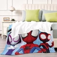 thumbnail image 4 of Spidey y sus Súper Amigos anti-pilling, suave, ligera, esponjosa y acogedora de lujo para hogar y cocina – Perfecta para niños y adultos,150X120cm, 4 of 6