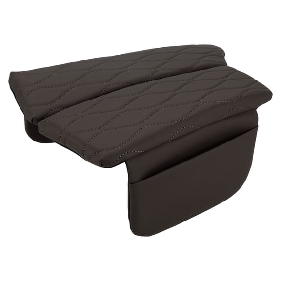 Car Center Console Cover with Storage Bag for BMW 5 Series 2011-2017 Dark Brown 1 Set