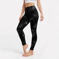 thumbnail image 4 of Halloween Leggings for Women High Waisted Fall Athletic Workout Legging Soft Stretch Printed Gym Yoga Pants Plus(Black,XL), 4 of 5