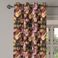 thumbnail image 3 of Ambesonne Floral Grommet Curtain, Flowers Flourishing Spring, 50"x108", Pale Orange Mauve and Green, 3 of 5