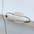 thumbnail image 3 of Autocollants de Poignée de Porte de Voiture, Protecteur Résistant aux Rayures pour Lesuvs, Blanc, 3 of 8