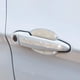 thumbnail image 3 of Etiquetas engomadas de la manija de la puerta del coche del diamante artificial, accesorios autos del coche de la etiqueta engomada del rasguño anti Blanco Zulema Película protectora de mango, 3 of 8