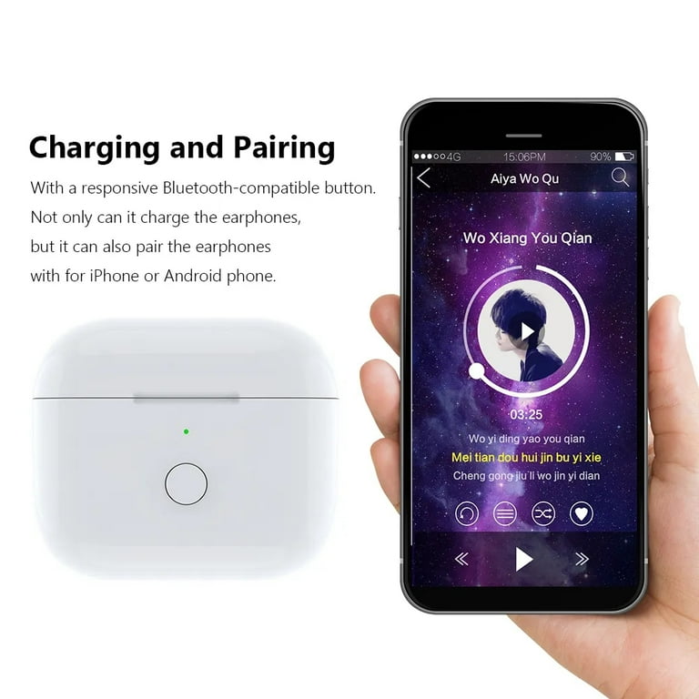 No Earbuds Replacement Wireless Charging Box Case for No Earbuds Replacement Wireless Charging Box Case for