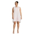 thumbnail image 3 of Time and Tru Women's and Women's Plus Sleeveless Shirt Dress, Sizes XS-4X, 3 of 5