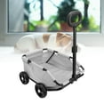 thumbnail image 1 of Dog Stroller, Ventilated Design, Easy Entry, Comfortable Handle, Storage Bag, 15.43lbs Capacity, for Small Dogs and Cats, Pet Stroller with Wheels for Traveling, Shopping, Playing, 1 of 7