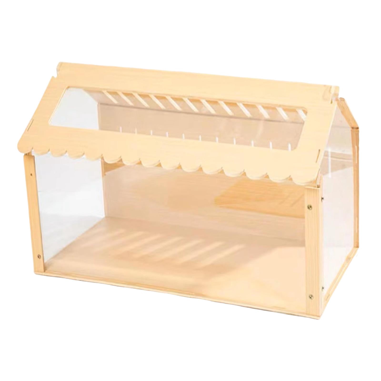 Hamster Cage Exercise Toy Nesting Habitat for Gerbils Rutin Chicken Hideaway 60x32x38CM
