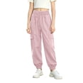 thumbnail image 4 of Lullu Athletic Pant for Boys Breathable Quick-Dry Relaxed Jogger Pants, Pink, Sizes 5-16, 4 of 4